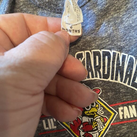 MLB At. Louis Cardinals Toddler Boys Fan Bodysuit Set, 6 Months - Picture 2 of 2